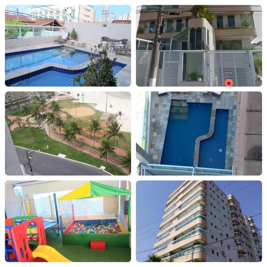 Apto Com Churrasqueira E Piscina Praia Grande (Santos) Buitenkant foto